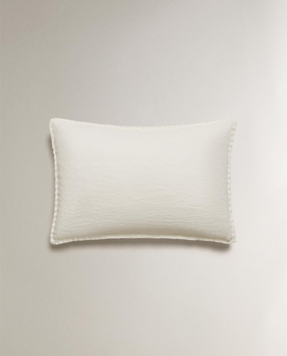 Zara Home наволочка декоративная из хлопка, экрю, 40x60 см · 6361/008