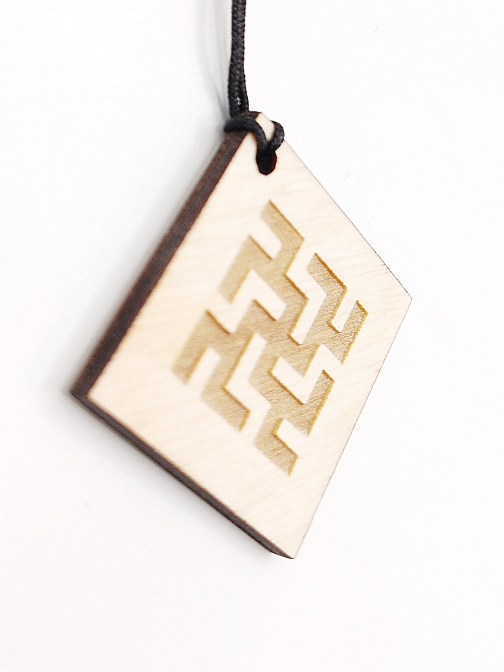 Деревянный славянский оберег Цветок папоротника