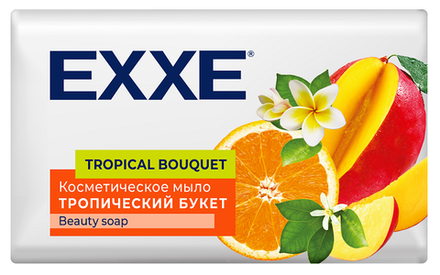 EXXE Косметическое мыло "Тропический букет" 90г, 1 шт