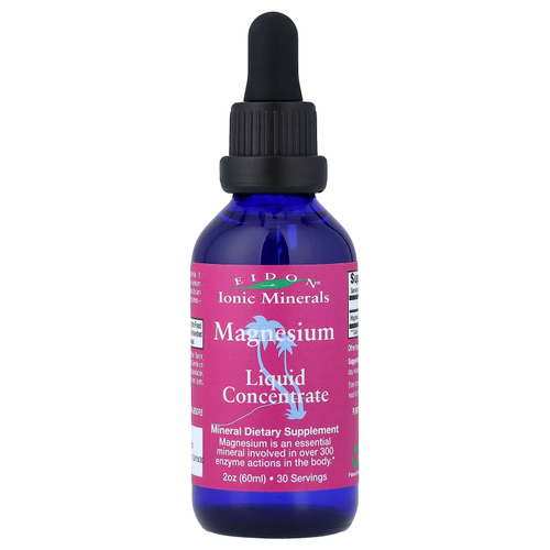 Eidon Ionic Minerals, магний, жидкий концентрат, 60 мл (2 унции)