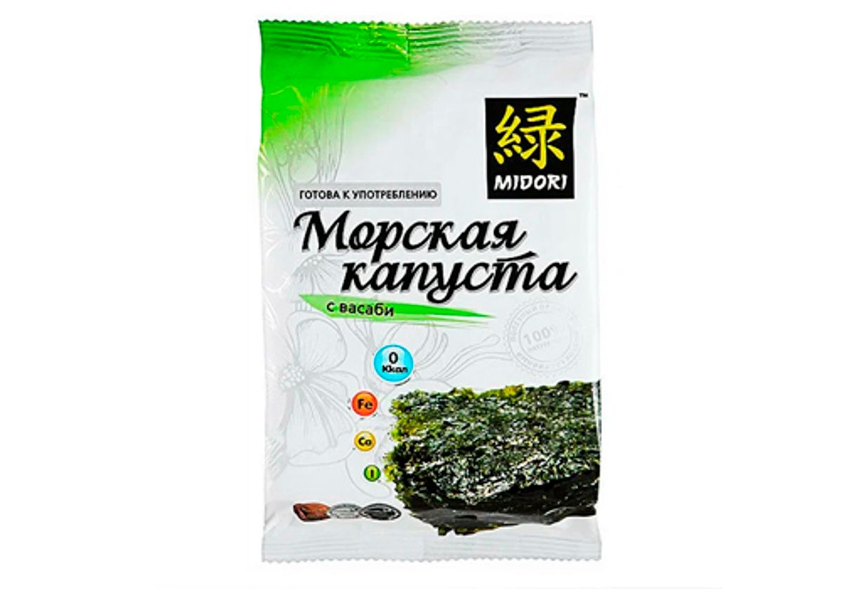 Морская капуста с васаби, 5г