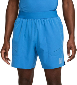Мужские теннисные шорты Nike Court Advantage Dri-Fit 6in Tennis - небесный