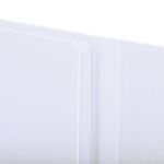 Ежедневник недатированный А5 138х213 мм BRAUBERG "Towny", под кожу, 160 л., магнитный клапан, белый, 114459