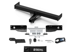 Фаркоп с унив. электрикой Smart Berg для JAC T9 2024-, шар Е, 3500/100 кг.(паспорт, сертификат), F.1415.002