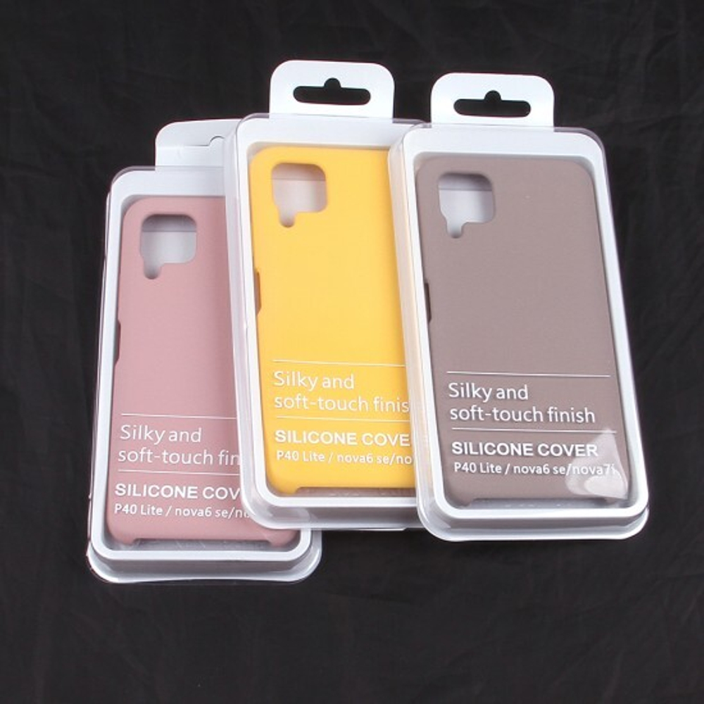 Панель Soft Touch для Huawei P40 Lite, 007002 Сиреневый