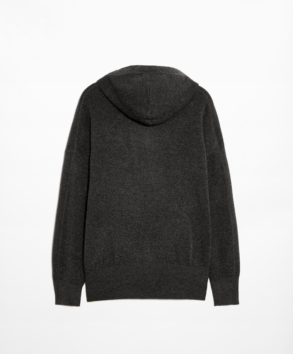 Oysho Трикотажная толстовка с капюшоном, антрацитовый