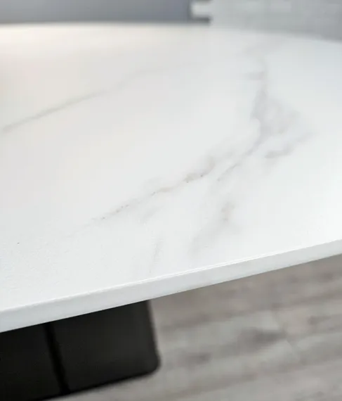 Стол Icon Square, 135х135 см, керамогранит Calacatta
