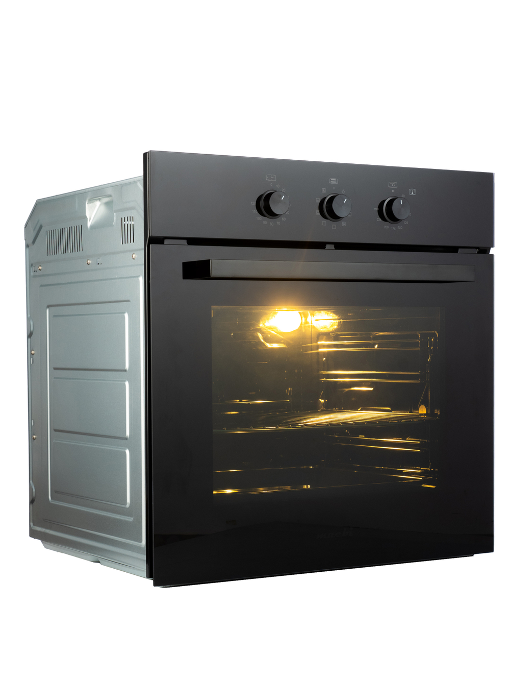 Духовой шкаф электрический встраиваемый MBO 6709-01 (BLACK) черное стекло, 70л, 9 режимов, до 250 Со (MACBI)