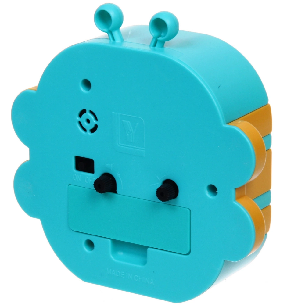 Будильник «Пчелка» 11*11.5*3.5см, микс цветов