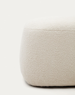 Martina Пуф для ног из необработанной ткани букле 123 x 85 см