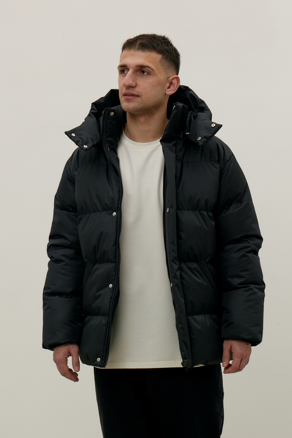 Пуховик MAN, черный