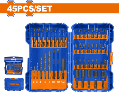 Набор ударных бит 45 шт (6/12) WADFOW WSV6545