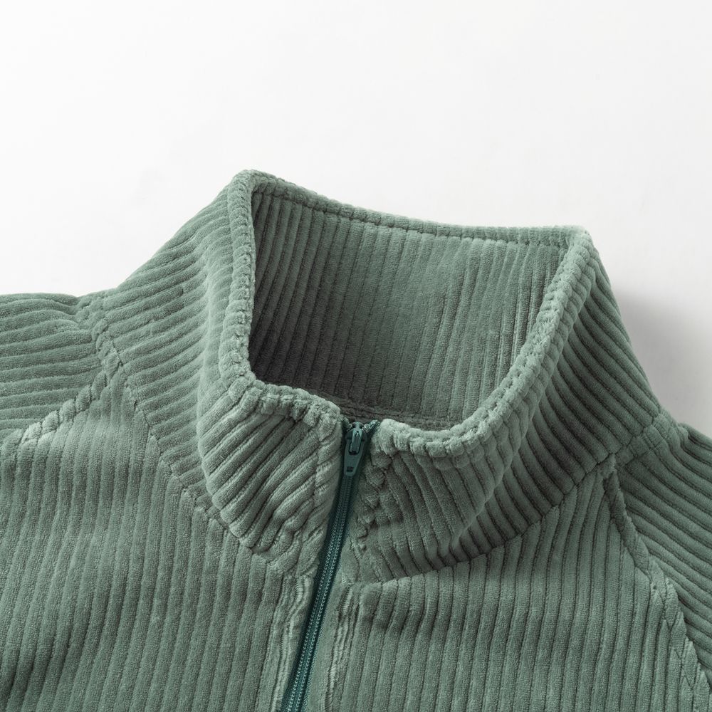 Толстовка Ymkashix Puff велюровая пыльно-зеленая