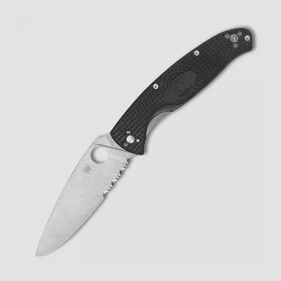 Складной нож Spyderco Resilience Lightweight 142PSBK c клинком из стали 8Cr13MoV, рукоять FRN