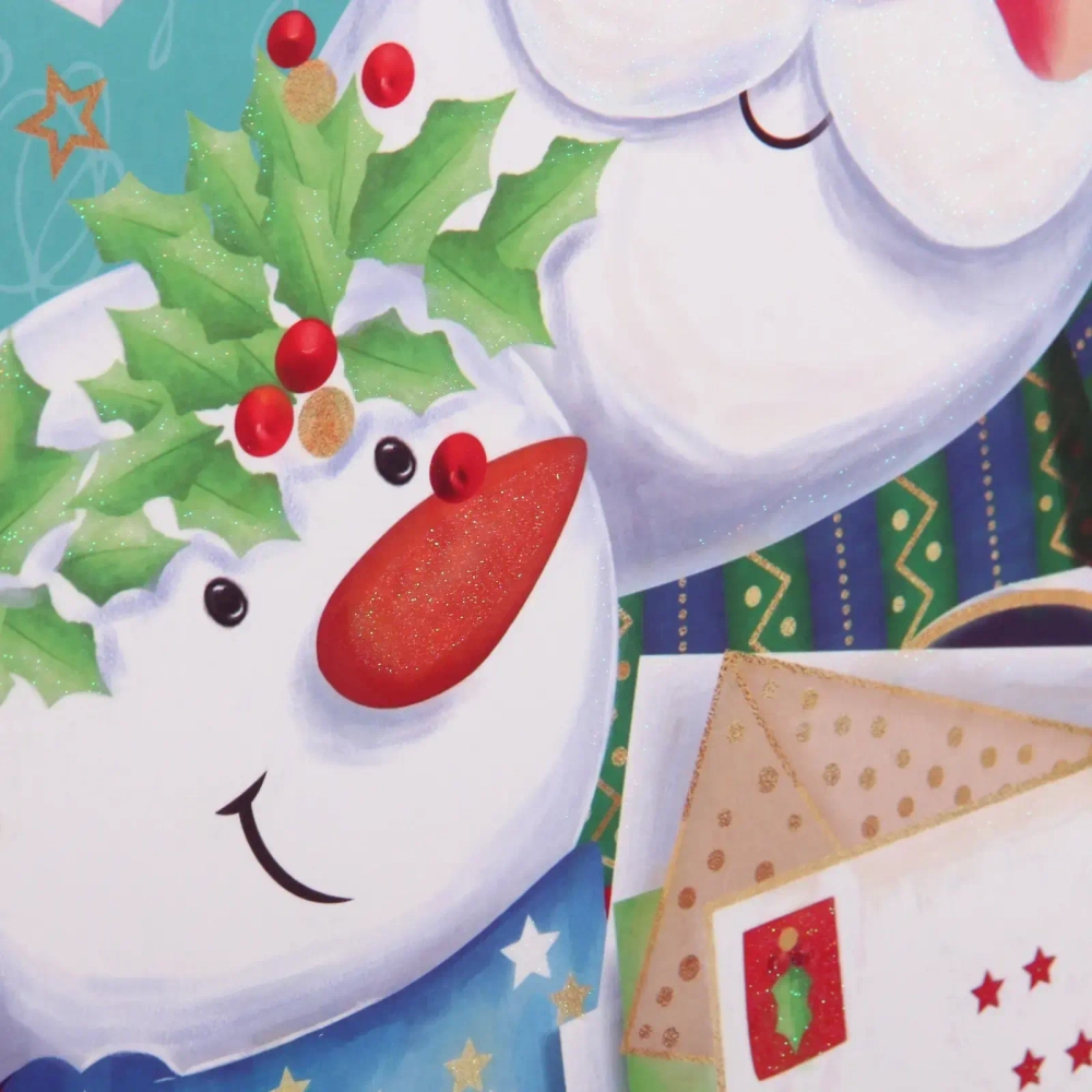 Пакет подарочный «Дедушка Мороз» 31*42*12 см, микс