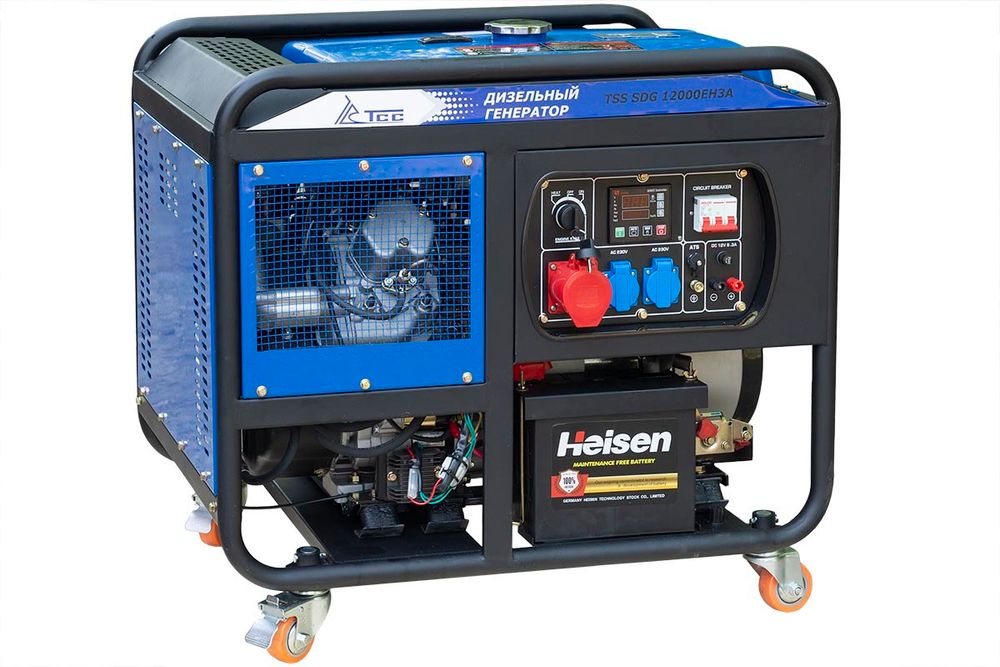 Дизель генератор трехфазный TSS SDG 12000EH3A - [11 кВт / 380V] эл. старт