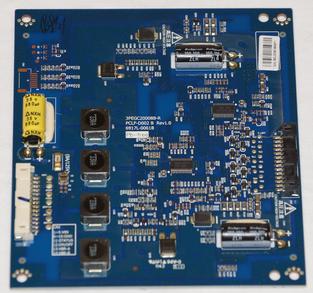 3PEGC20008B-R PCLF-D002 B REV1.0 6917L-0061B LED DRIVER телевизора LG