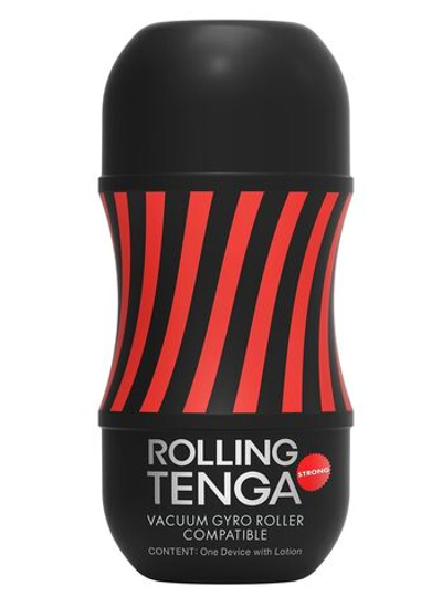 Мастурбатор Rolling Tenga Cup Strong (Цвет: черный)