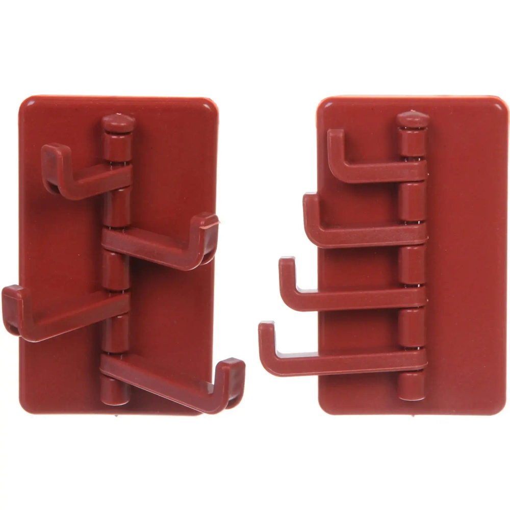 Крючок настенный многофункциональный на липкой основе «ИДЕЯДОМА», цвет марсала, нагрузка 3кг/9*5,5см (пакет с подвесом)