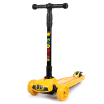 Самокат 3-х колесный, свет, звук, 03Б (желтый)
