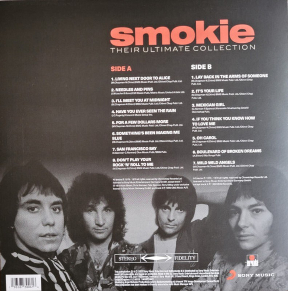 Виниловая пластинка Their Ultimate Collection — Smokie купить в  интернет-магазине Collectomania.ru