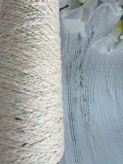 Хлопковая трикотажная пряжа для вязания Fiammato Dots