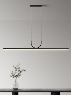 Современная классическая продолговатая люстра