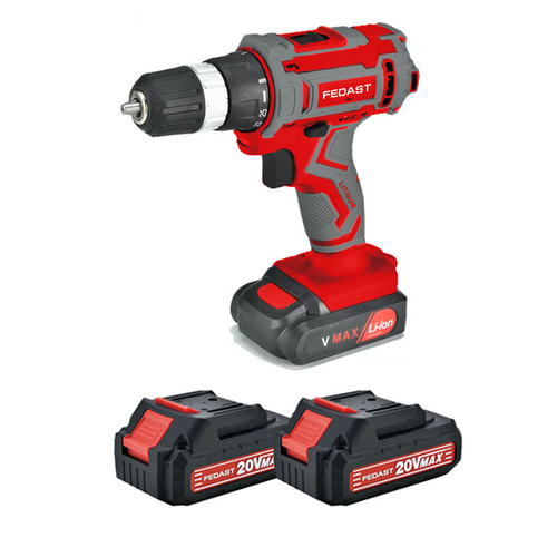 Аккумуляторный шуруповерт (c 2 АКБ и ЗУ) FEDAST FDD200