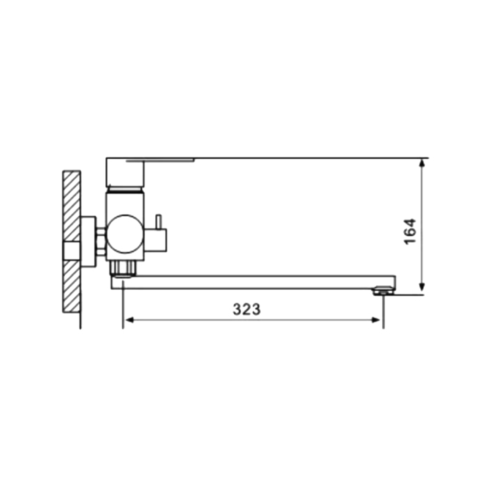 Смеситель для ванны Oute T405 T40523