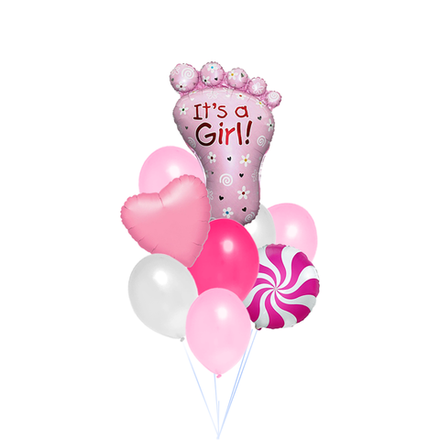 Фонтан шаров Стопа девочки