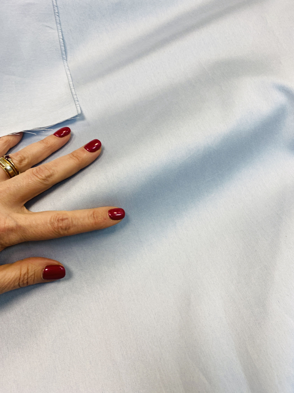 Ткань 100% хлопок-джинс-атлас (Италия) ш-150см 0,8 м