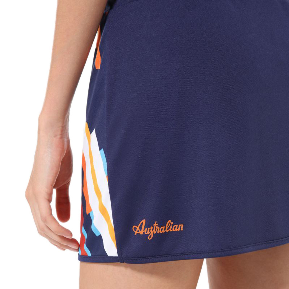 Теннисная юбка Australian Ace Skirt With Printed Insert - blu cosmo