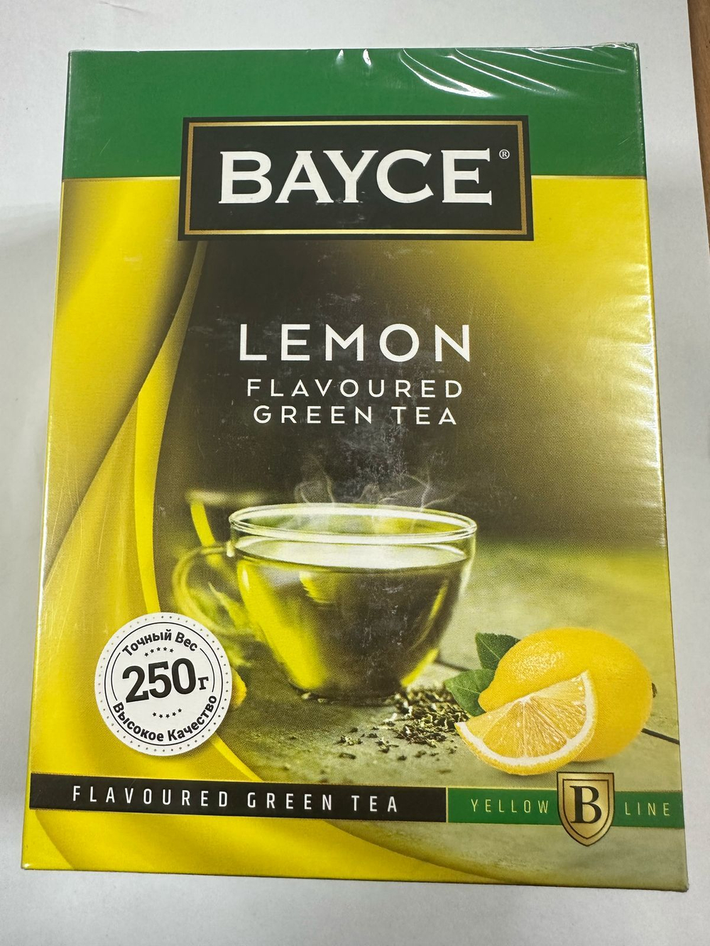 Чай Bayce зеленый с ароматом лимона 250 гр