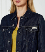 Джинсовая куртка Calvin Klein Jeans - темно-синий(J20J225066)