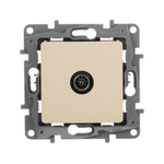 Розетка TV (телевизионная) "звезда" - слоновая кость ETIKA Legrand