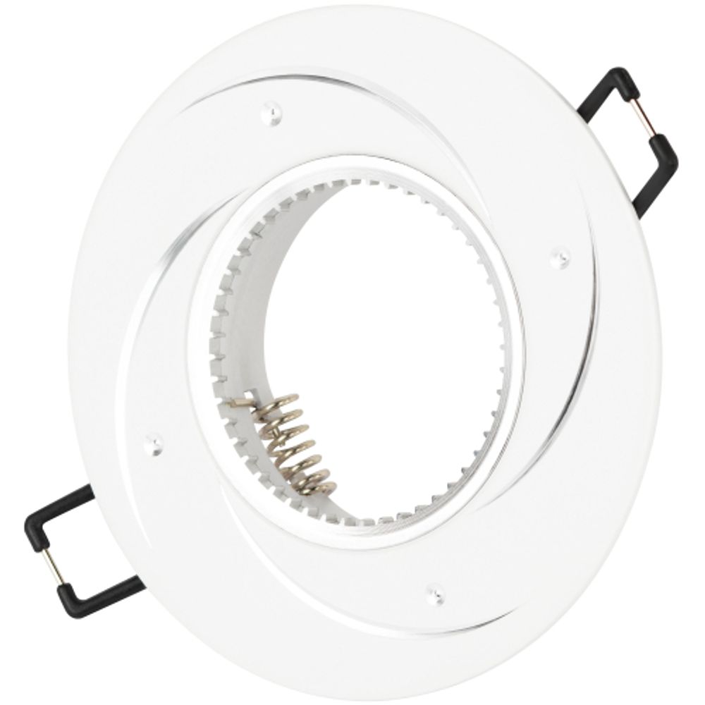 Светильник встраиваемый алюминиевый ЭРА KL43 WH/1 под лампу MR16 GU5.3 белый | Алюминиевые встраиваемые светильники