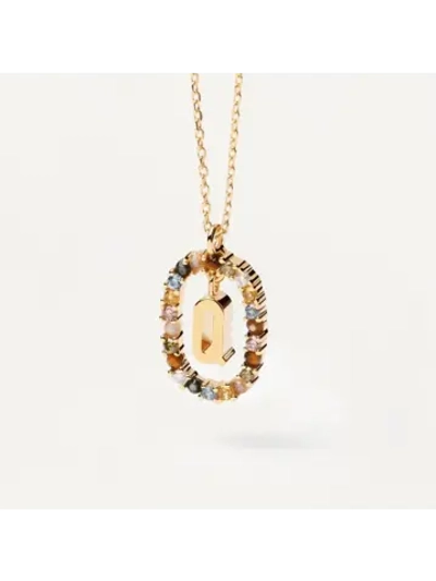 Колье женское Буква Q