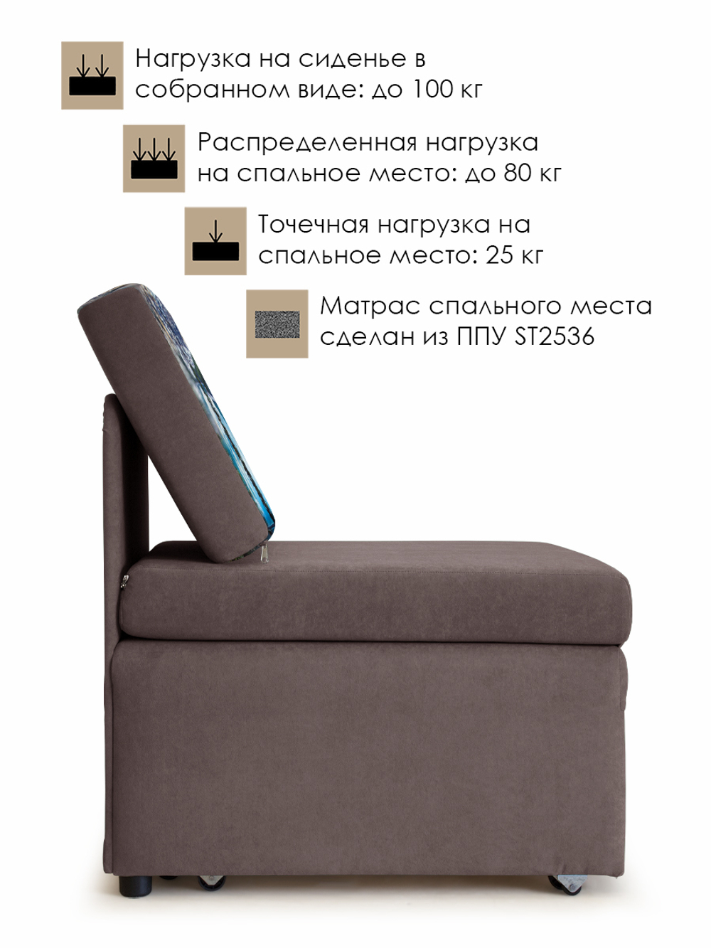 Кресло-кровать "Миник", купон Пейзаж