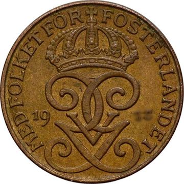 1 эре 1910-1950 Швеция