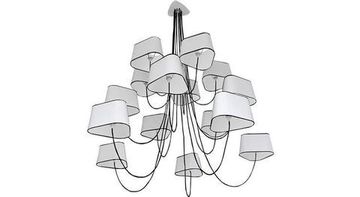 DesignHeure Lu15pnbbn — Потолочный светильник Lustre 15 abat-jour Petit Nuage