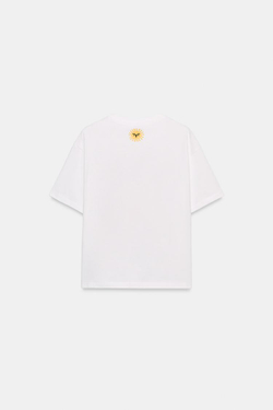 ZARA ФУТБОЛКА С КОРОТКИМИ РУКАВАМИ И ПРИНТОМ AGUSTINA SHUAN, БЕЛЫЙ