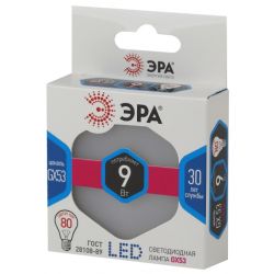 Лампочка светодиодная ЭРА STD LED GX-9W-840-GX53 GX53 9Вт таблетка нейтральный белый свет