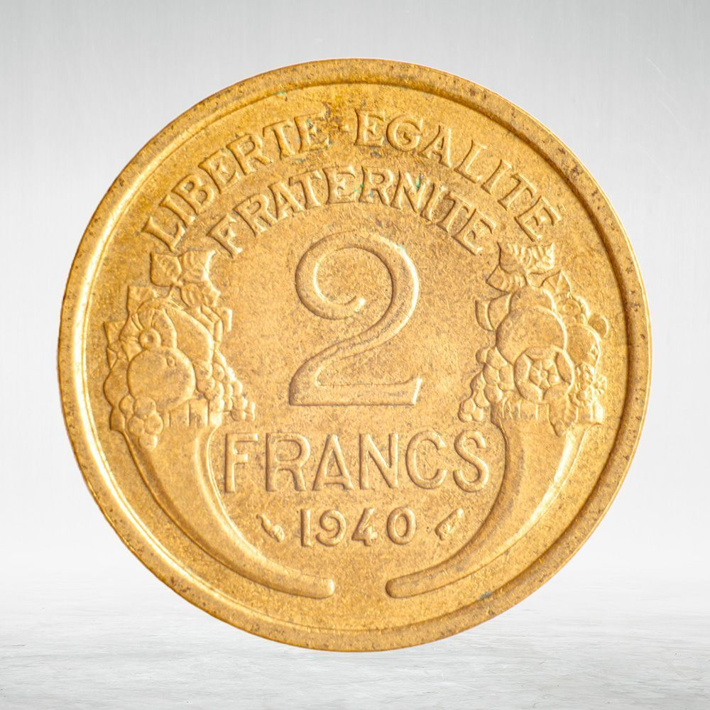 France, 2 Francs 1940, XF