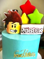 Имбирные пряники на торт Роблокс набор