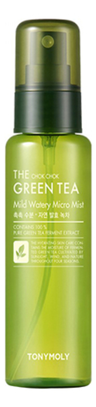 TONYMOLY  Увлажняющий мист для лица с экстрактом зеленого чая - THE CHOK CHOK GREEN TEA Mild Watery Micro Mist, 50мл