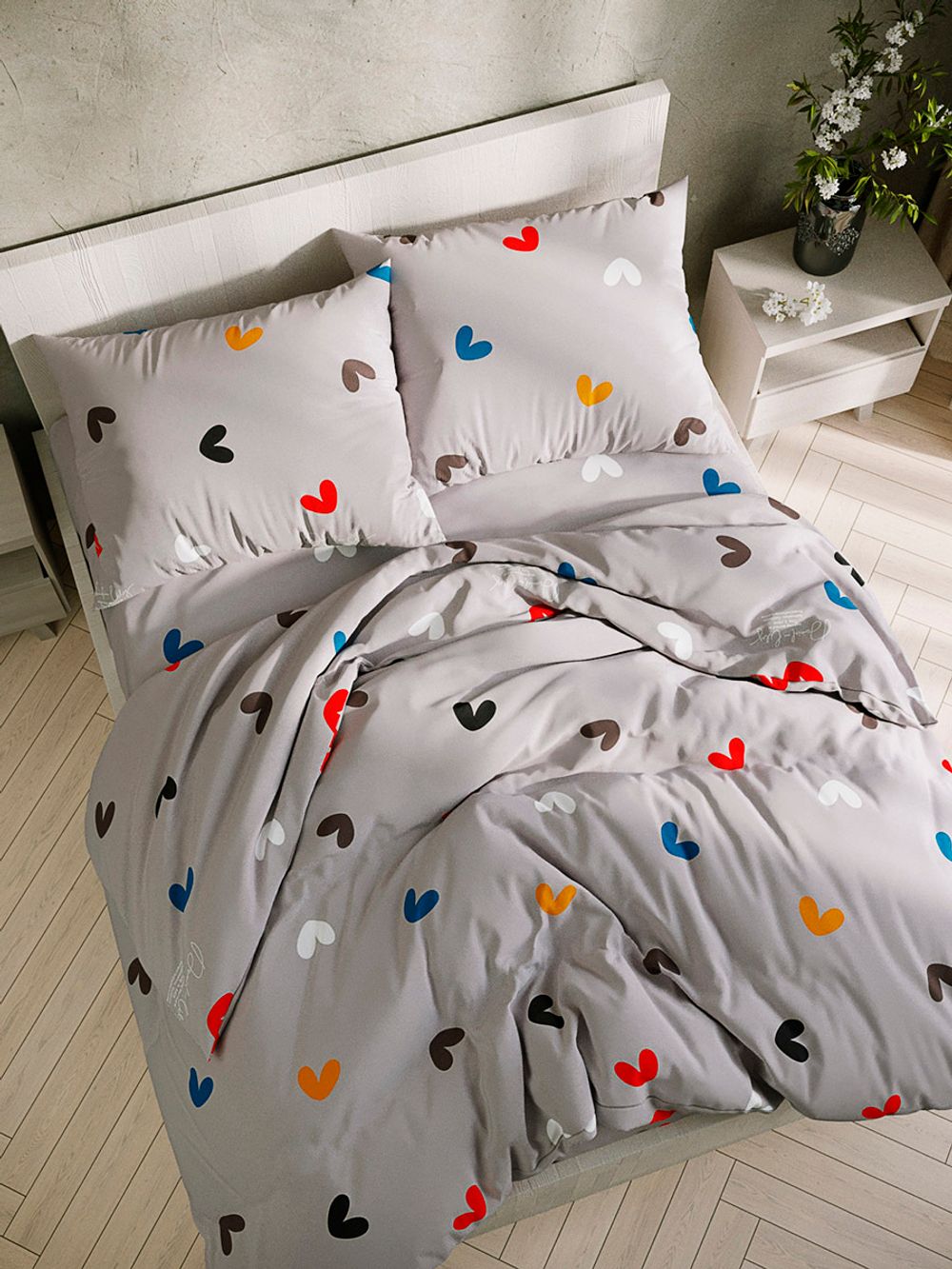 Простынь полисатин Simple House "Lazar" 150x215 см