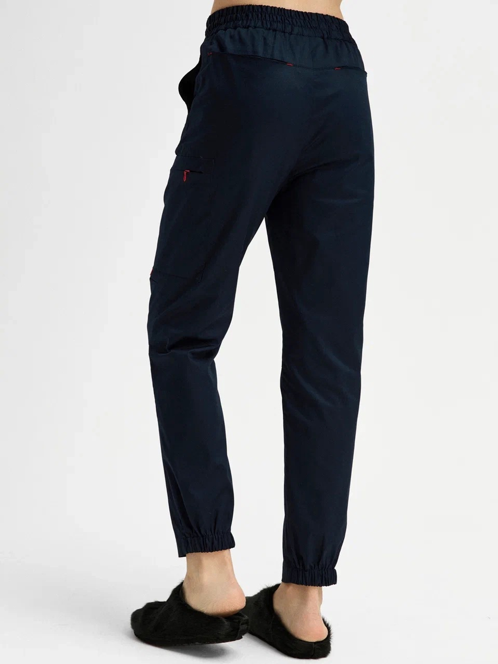 Джоггеры медицинские унисекс Кайтеки, нэви хлопок