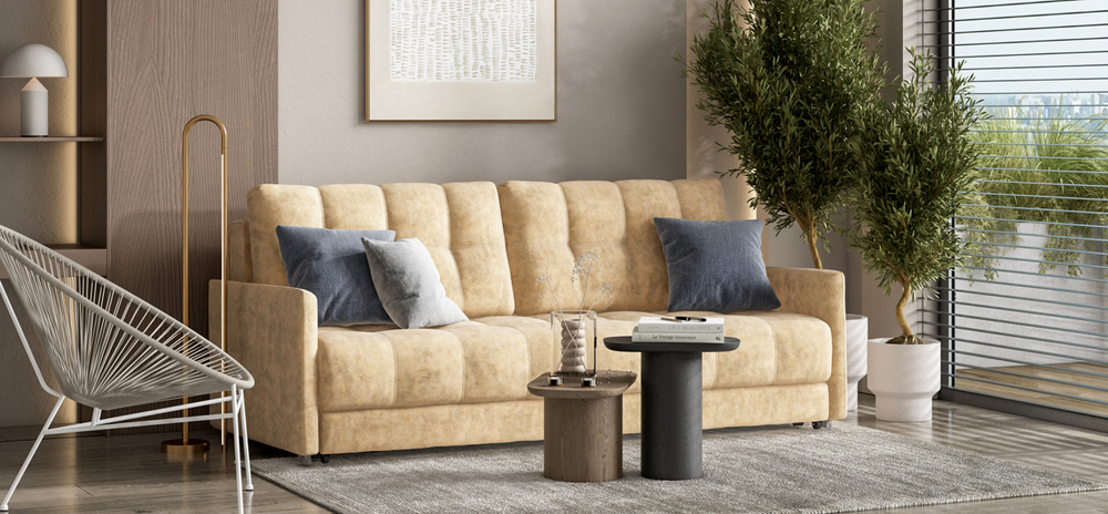 Диван BOSS 2.0 LOFT Велюр Роял шампань