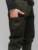 Брюки карго флисовые