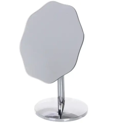 Зеркало настольное «ФОРТУНА БРИ», фигурное, цвет металл, 21*15см (коробка)